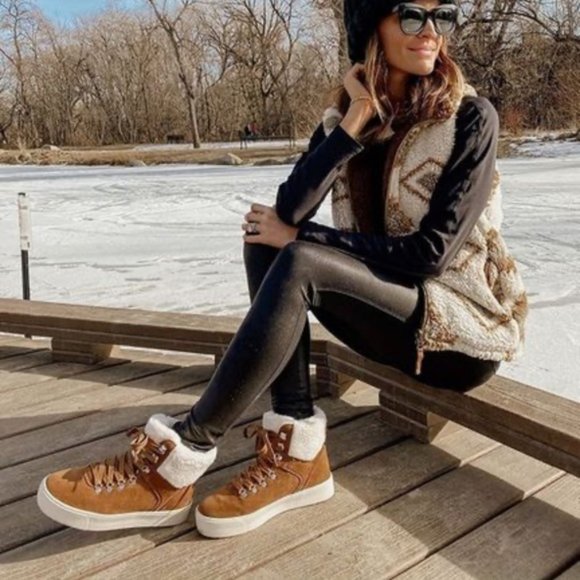 Marc Fisher Shoes - NEW Marc Fisher Gray Daire Suede High Top Sneaker